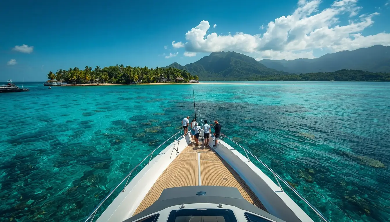 Luxury Yacht Drone Photography Bali capturing a superyacht cruising through the crystal-clear waters of Bali.
