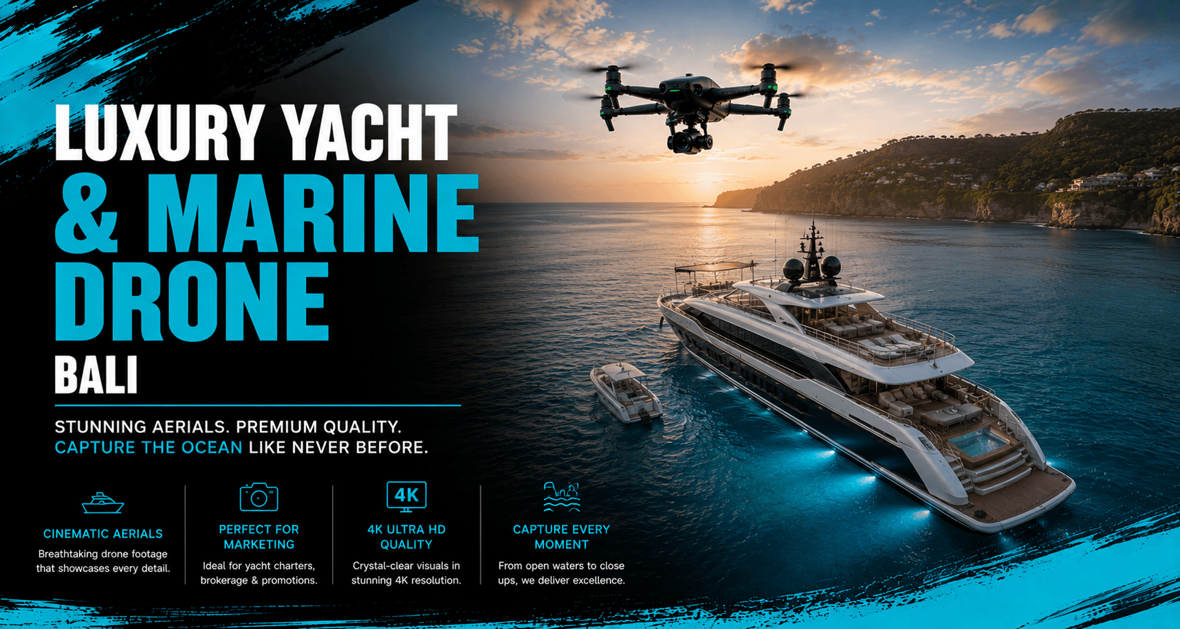 luxury yacht marine drone photography bali banner.webp